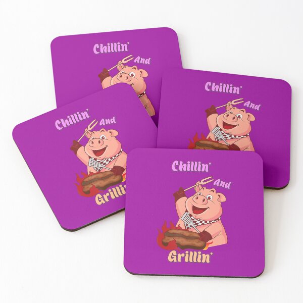 Item preview, Chillin' And Grillin' - Bbq Funny Humor Fun 		 designed and sold by yacatechwanf.