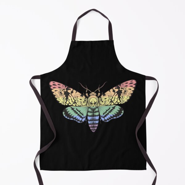 Item preview, Gay Pride Rainbow Flag Deaths Head Moth LGBTQ designed and sold by Vicious Malicious.