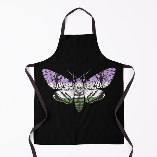 Item preview, Genderqueer Pride Flag Deaths Head Moth LGBTQ designed and sold by Vicious Malicious.