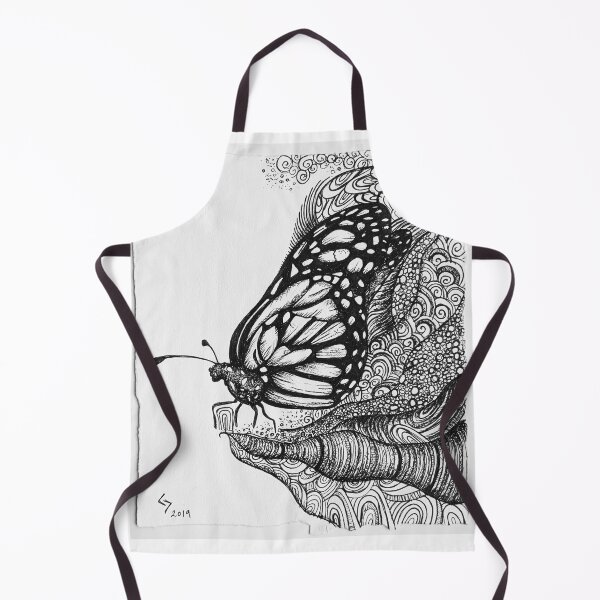 Item preview, Butterfly Flow Pen Drawing designed and sold by Jaraart.