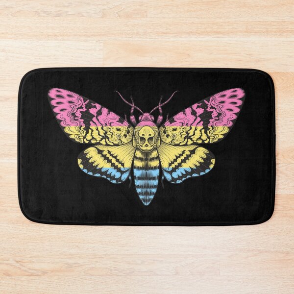 Item preview, Pansexual Pride Flag Deaths Head Moth LGBTQ Pan designed and sold by Vicious Malicious.