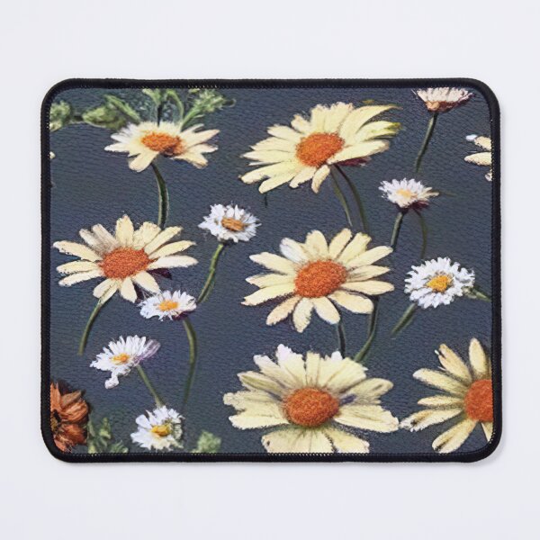 Item preview, Throw Pillow With Beautiful Daisies Painting - Spring Home Decor designed and sold by Sowari-Pillows.