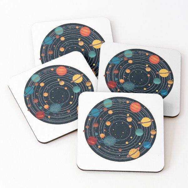 Item preview, Space Planets In Circle designed and sold by digitalhubdepot.