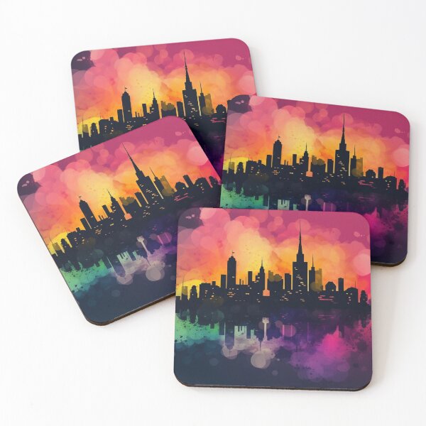Item preview, New York City Skyline Splashes designed and sold by digitalhubdepot.