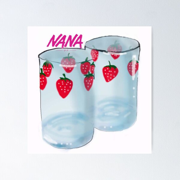 Nana's Strawberry Glass Cup