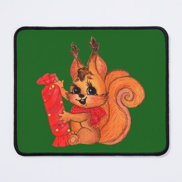 Item preview, squirrel with candy designed and sold by LesyaShafran.