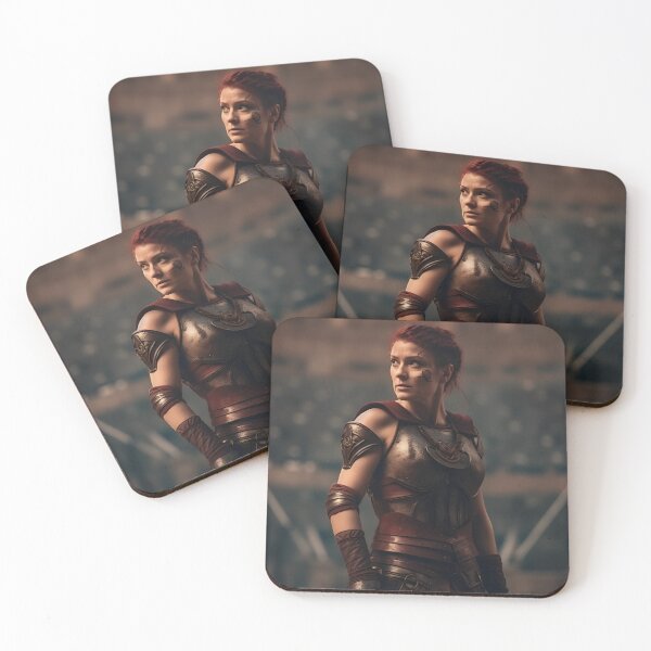 Item preview, Red Head Gladiator Woman designed and sold by Nathaniel Baker.