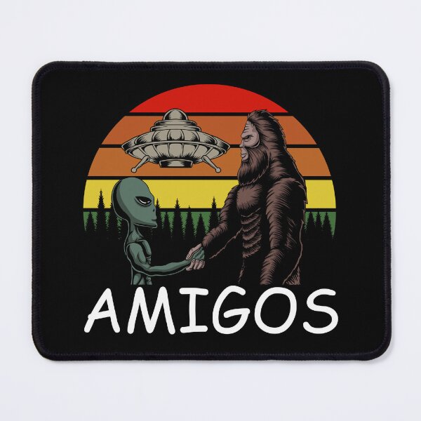 Item preview, Alien and big foot friendship alliance. Amigos! designed and sold by paulo silveira.