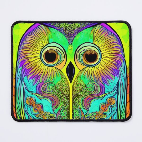 Item preview, Psychedelic Owl Acid Vibes 3 designed and sold by Benito Del Ray.