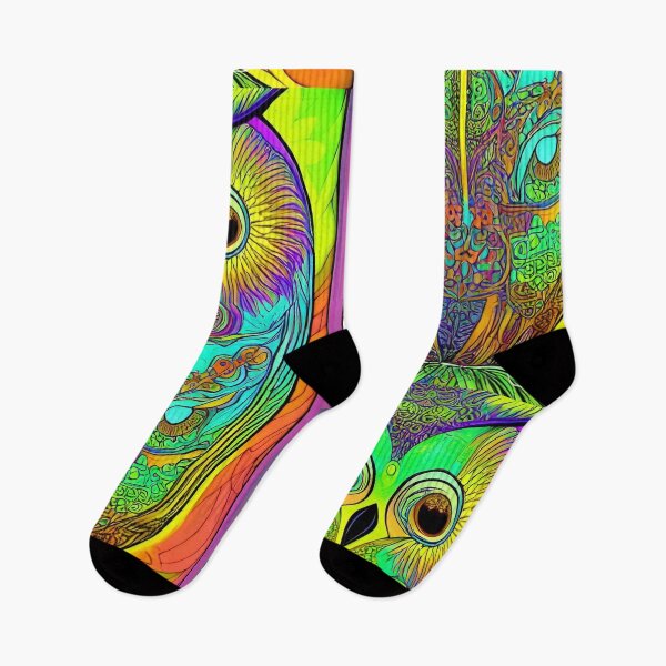 Item preview, Psychedelic Owl Acid Vibes 3 designed and sold by Benito Del Ray.