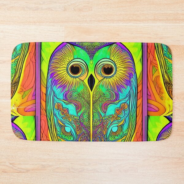 Item preview, Psychedelic Owl Acid Vibes 3 designed and sold by Benito Del Ray.