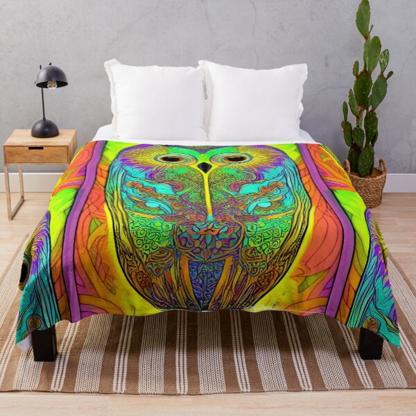 Item preview, Psychedelic Owl Acid Vibes 3 designed and sold by Benito Del Ray.