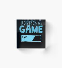 Lag Kills Funny Gamer Gift Acrylic Block