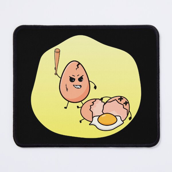 Item preview, Funny fried eggs fighting with baseball stick  designed and sold by Donutlovers.
