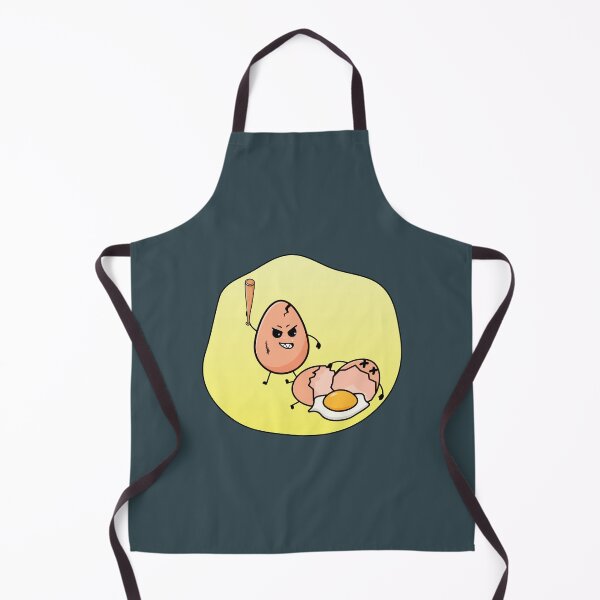 Item preview, Funny fried eggs fighting with baseball stick designed and sold by Donutlovers.