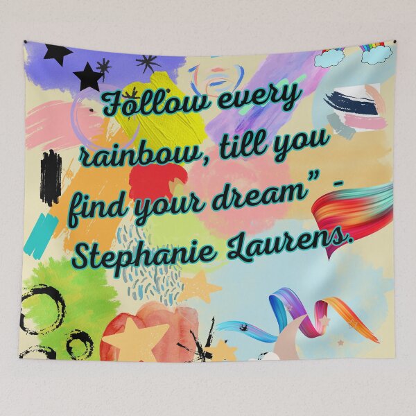 Item preview, Follow Every Rainbow until you find your dream paint splash saying designed and sold by LGMmugsdesign.
