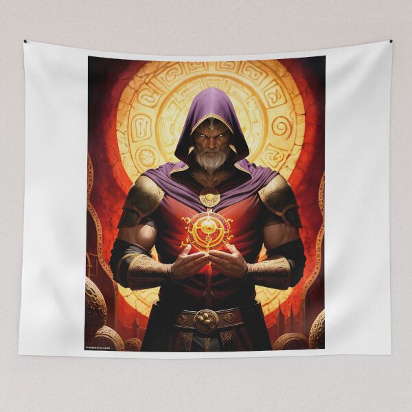 Item preview, Portrait of a Warlock designed and sold by AIStudio137.