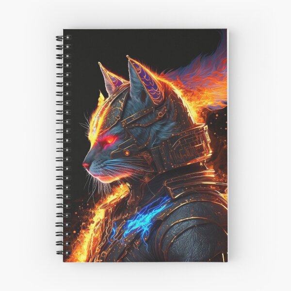 Item preview, Cyber Fire Cat designed and sold by AxeWave.