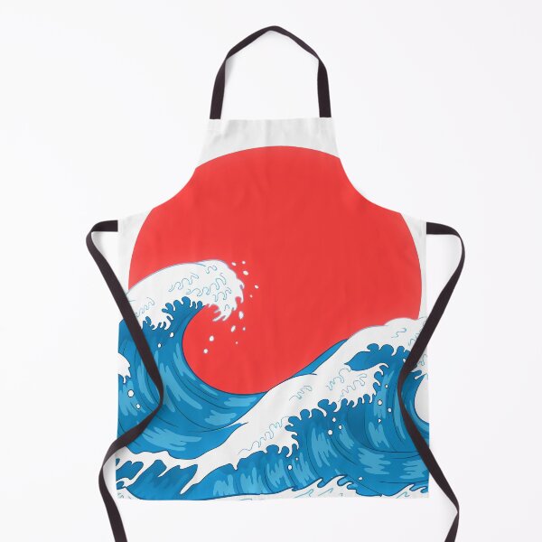 Item preview, Japanese Flag and Waves designed and sold by JapaneseRising.