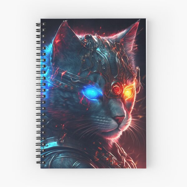 Item preview, Cyber Fire Cat designed and sold by AxeWave.