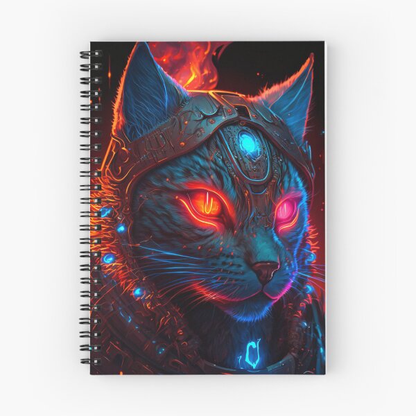 Item preview, Cyber Fire Cat designed and sold by AxeWave.