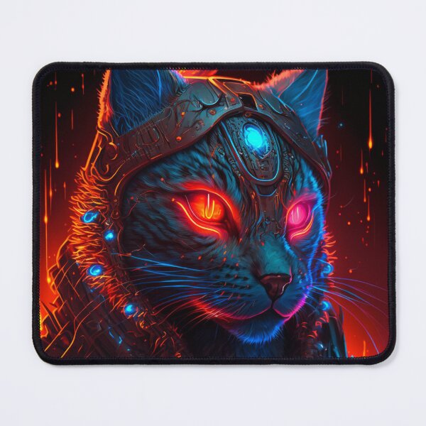 Item preview, Cyber Fire Cat designed and sold by AxeWave.