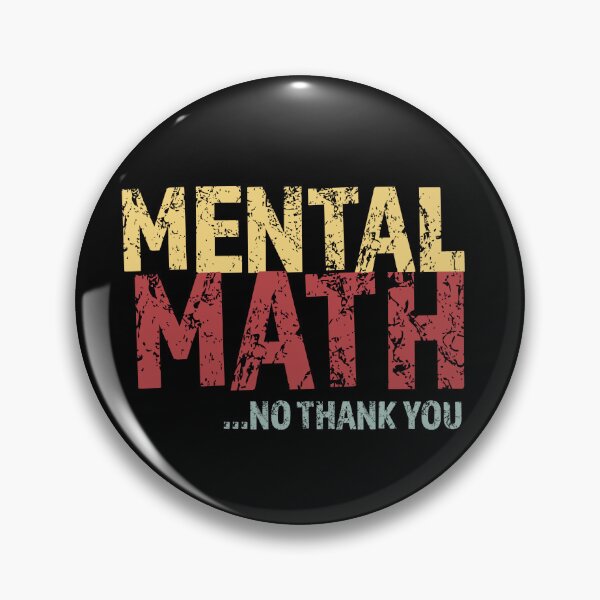 Item preview, Mental Math No Thank You designed and sold by Neadski.
