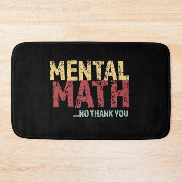 Item preview, Mental Math No Thank You designed and sold by Neadski.