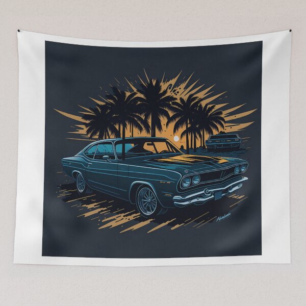 Item preview, Unleash the Power: Vintage Plymouth Barracuda Graphic Tee designed and sold by RedArtG09.