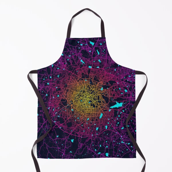 Item preview, Bengaluru City Map of India - Neon designed and sold by deMAP.