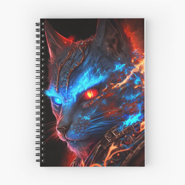 Item preview, Cyber Fire Cat designed and sold by AxeWave.