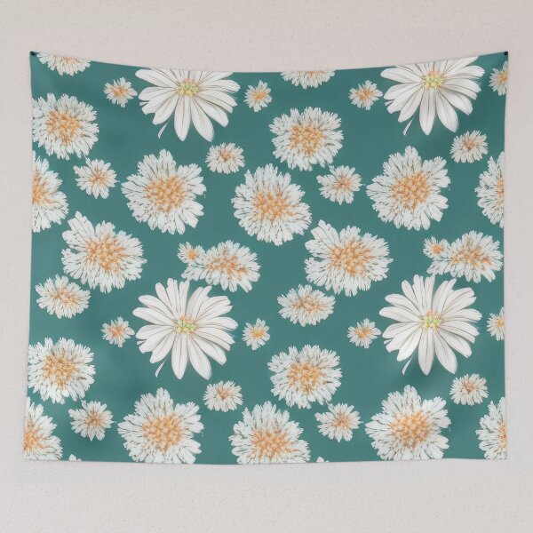 Item preview, Throw Pillow With Beautiful Daisies Painting - Spring Home Decor designed and sold by Sowari-Pillows.