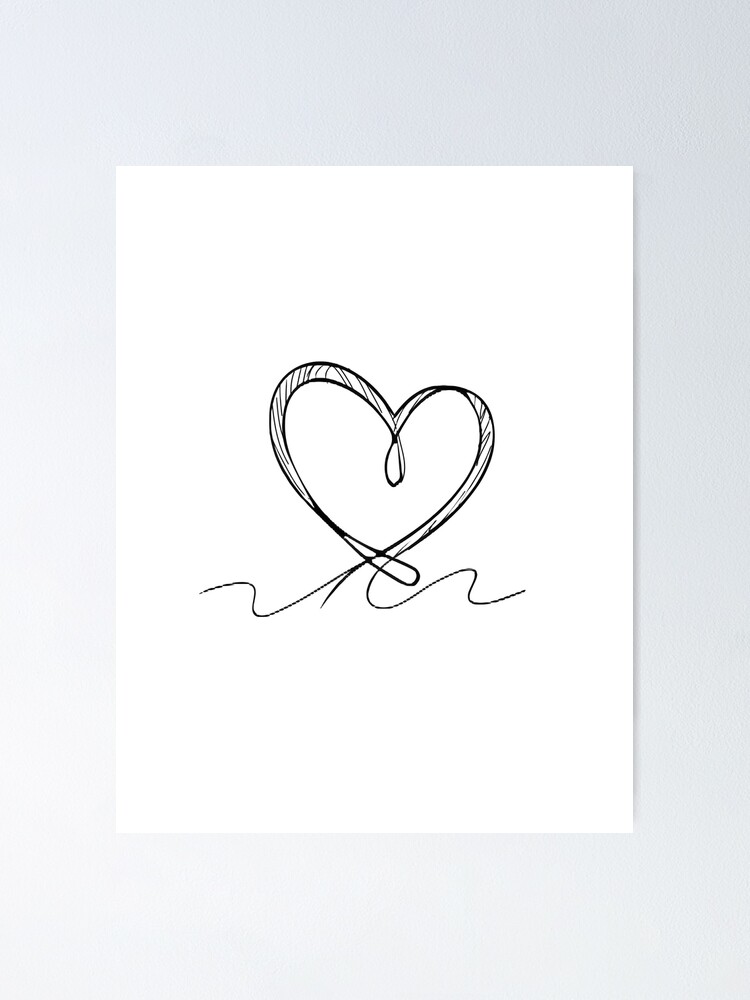 25 Cute Easy Heart Drawing Ideas - The Clever Heart