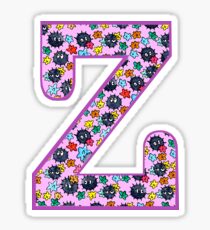 Soot Sprites Letter Z Sticker