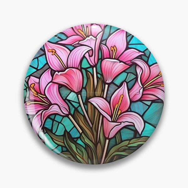 Item preview, Stained Glass Flower designed and sold by Peno Saur.