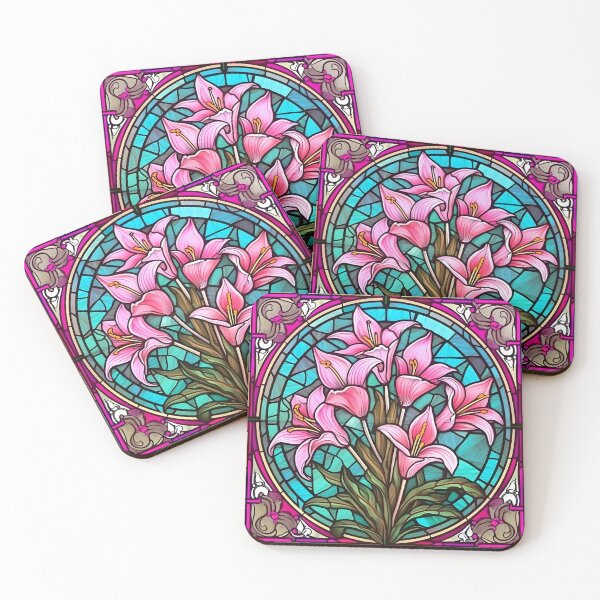 Item preview, Stained Glass Flower designed and sold by Peno Saur.