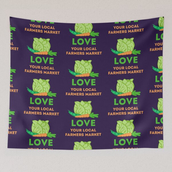 Item preview, Love Your Local Farmers Market designed and sold by evisionarts.