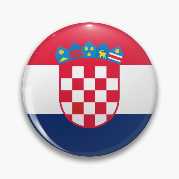 Item preview, National Flag of Croatia in Official Plain Colors designed and sold by drsaver.
