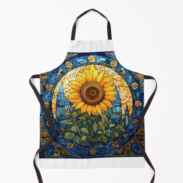 Item preview, Stained Glass Sunflower designed and sold by Peno Saur.