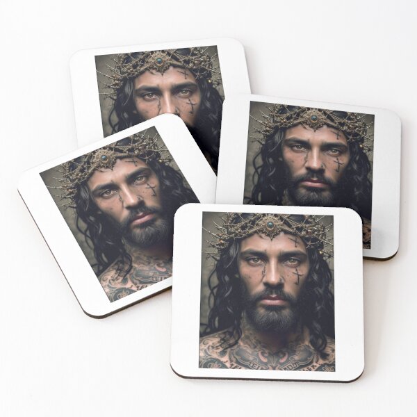Item preview, BIBLE LEGENDS - HISPANIC JESUS crown of thorns designed and sold by ROBIN MACGREGOR.