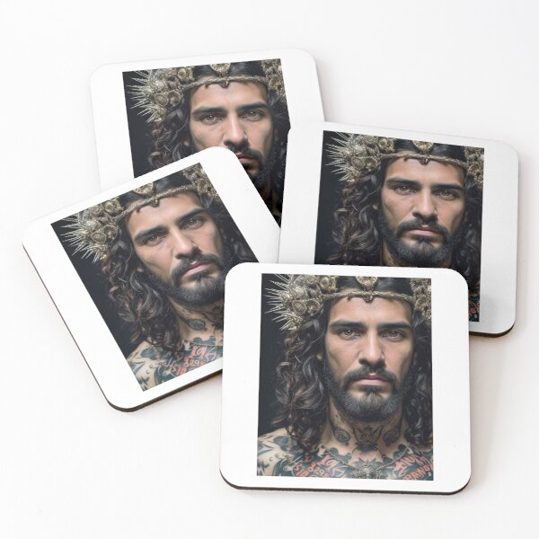 Item preview, BIBLE LEGENDS - HISPANIC JESUS crown of thorns designed and sold by ROBIN MACGREGOR.