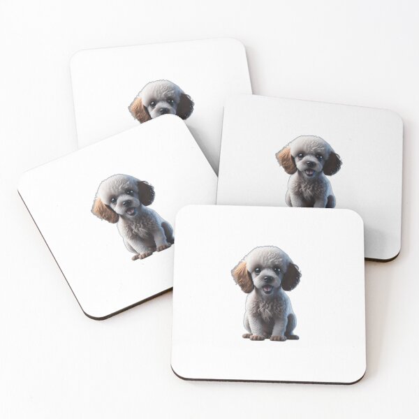 Artikelvorschau, Cute Poodle Puppy entworfen und verkauft von TheStickerPatch.