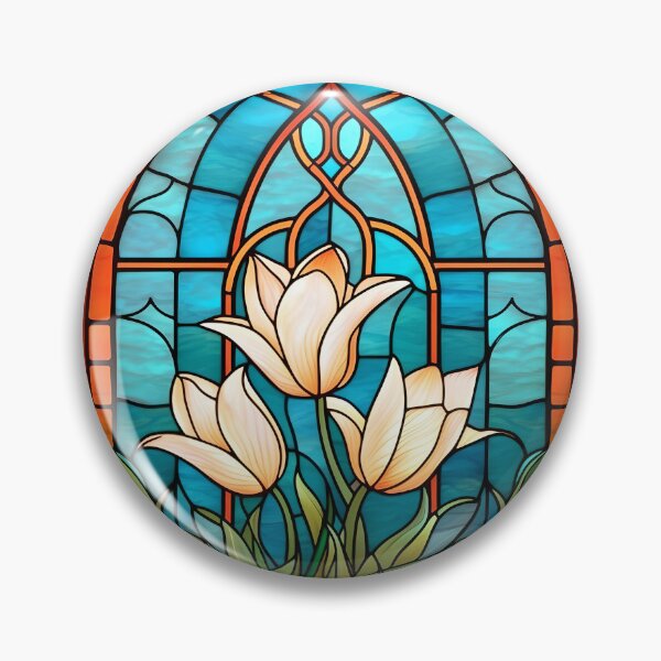Item preview, Stained Glass Flower designed and sold by Peno Saur.