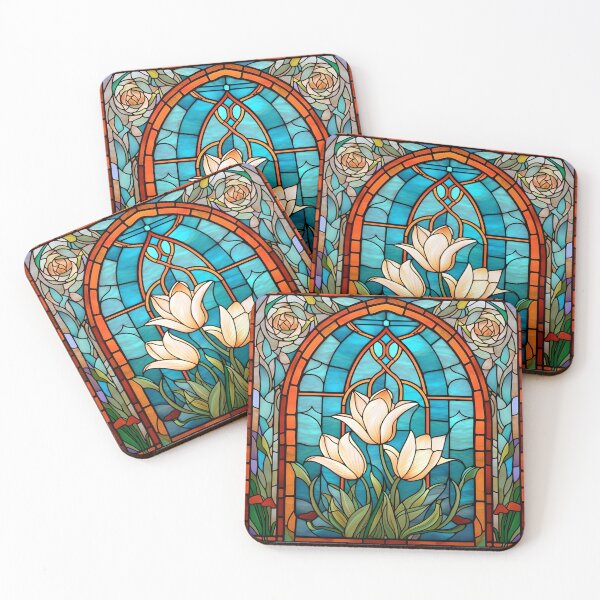 Item preview, Stained Glass Flower designed and sold by Peno Saur.