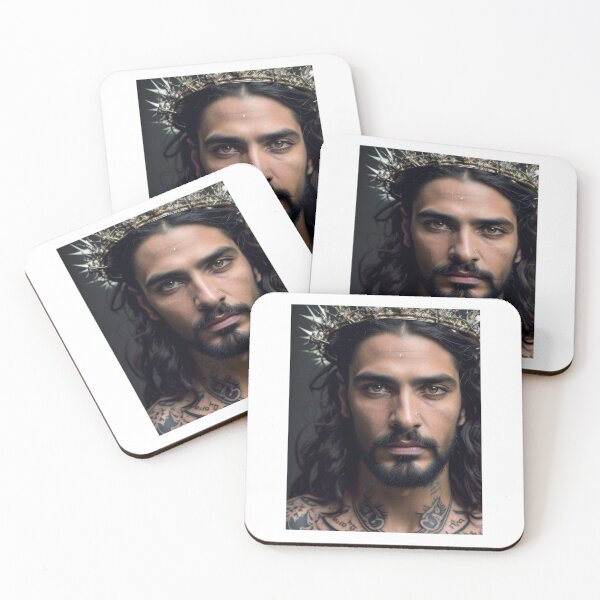 Item preview, BIBLE LEGENDS - HISPANIC JESUS crown of thorns designed and sold by ROBIN MACGREGOR.