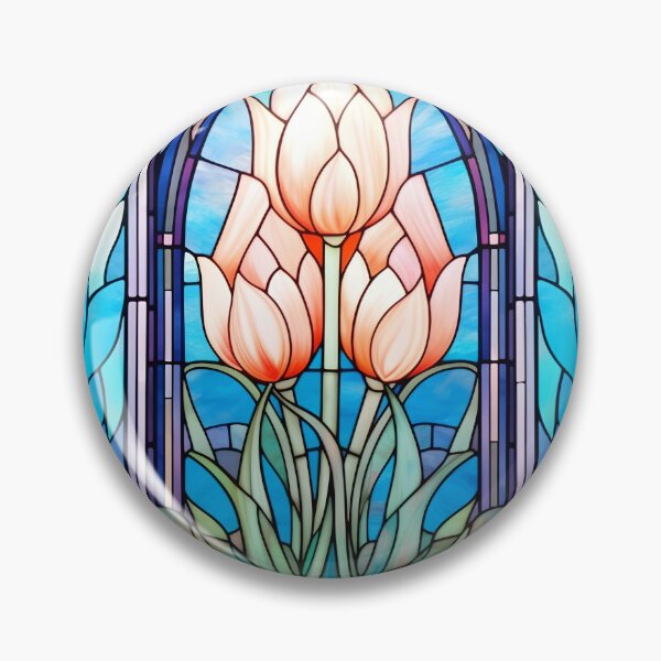 Item preview, Stained Glass Flower designed and sold by Peno Saur.