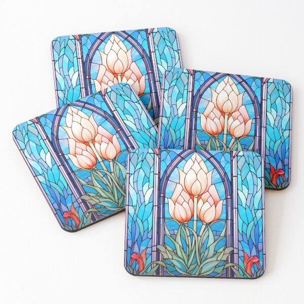Item preview, Stained Glass Flower designed and sold by Peno Saur.