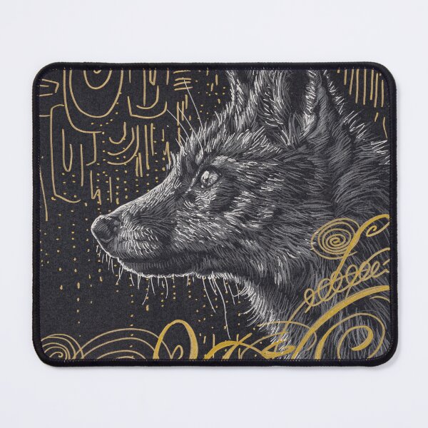 Item preview, Fox in the grass (gold) designed and sold by vakha-art.