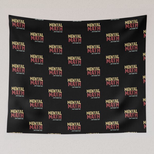 Item preview, Mental Math No Thank You designed and sold by Neadski.