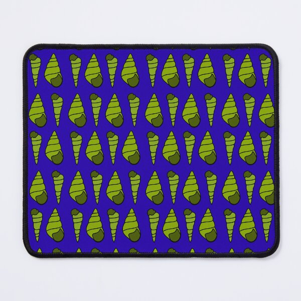 Item preview, Conch Shell: Green on Blue designed and sold by TheScraggyBeard.